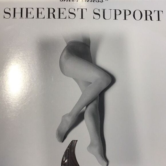 ￼ pantyhose, sheer caress, vintage, queen short and average.  Navy ￼￼taupe   And - Picture 4 of 6